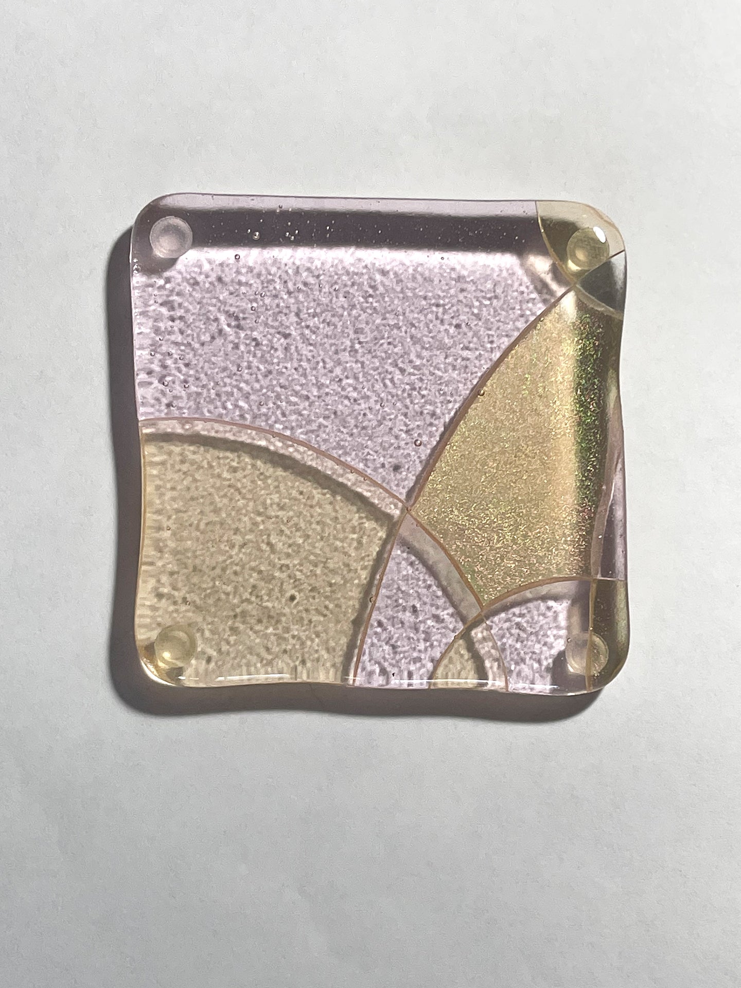 Celebrate! | Handcrafted Fused Glass Coaster Set