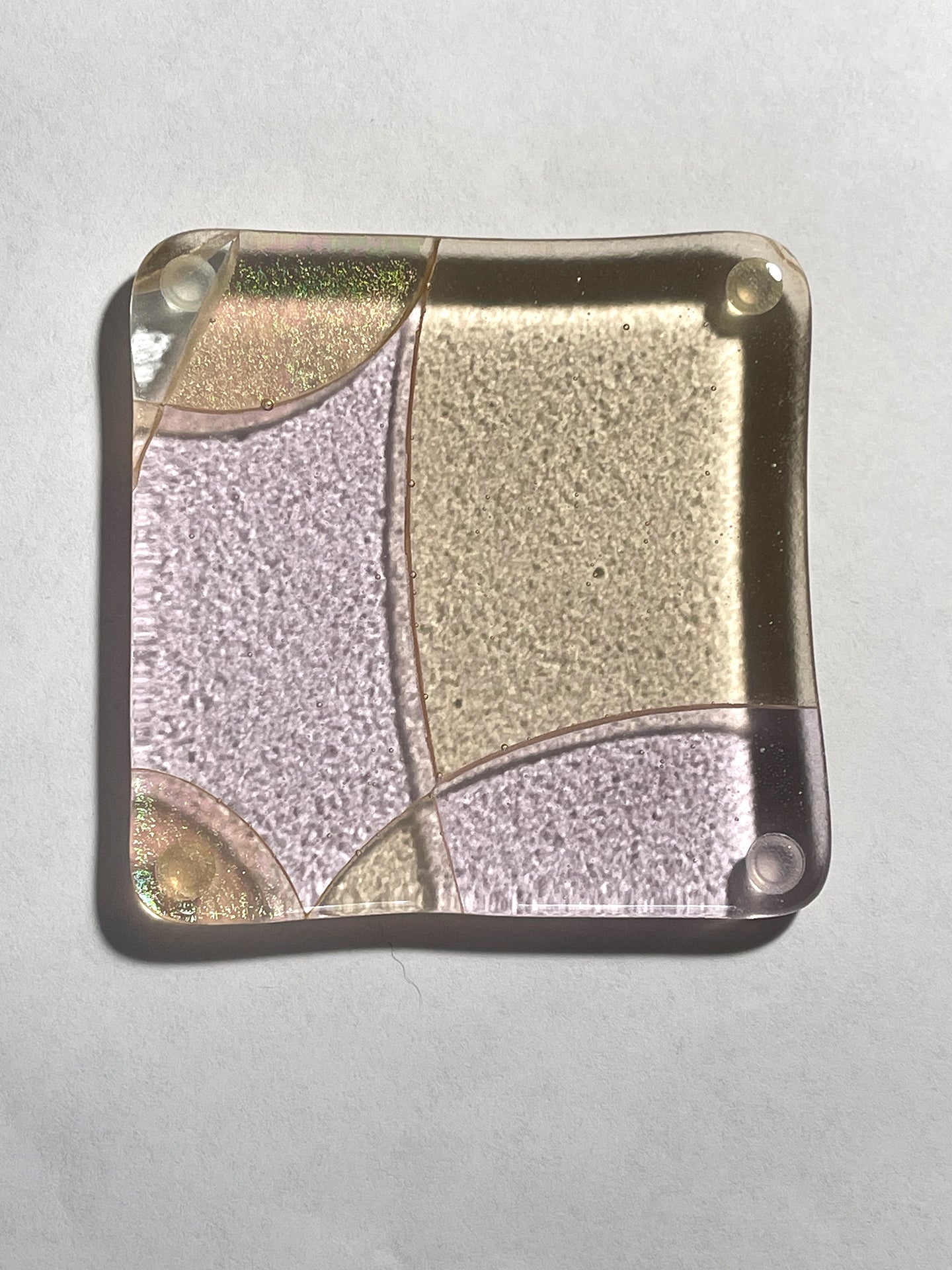 Celebrate! | Handcrafted Fused Glass Coaster Set